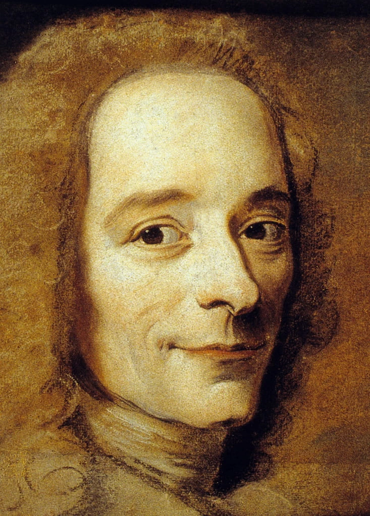 Ritratto di Francois Marie Arouet alias Voltaire